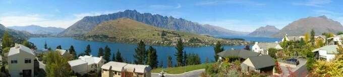 Bed and Breakfast at Lake Vista in Queenstown - Panoramic view