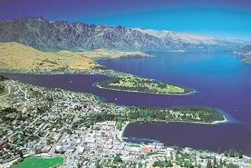 Queenstown from the air
